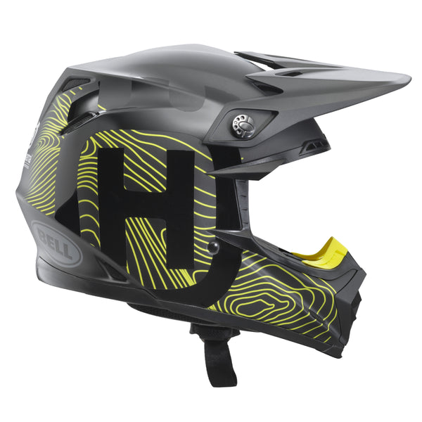 Bell Helmets Bell - Moto-9 MIPS Gotland Helmet off-road motocross helmet, showing aerodynamic shell design, ventilation ports, and secure retention system built for rider comfort and protection. SKU 0UHS220037302.