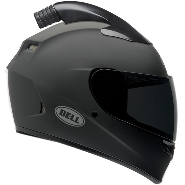 Bell Helmets Bell - Qualifier Forced Air Helmet motorcycle helmet, side view, showing aerodynamic shell design, ventilation ports, and secure retention system built for rider comfort and protection. SKU 07095774.