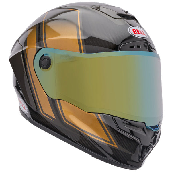 Bell Race Star DLX Flex SE Grid motorcycle helmet in Ultra Black, view 2, SKU 7207064