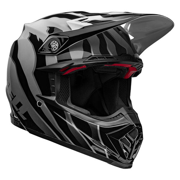 Bell Helmets Bell - Moto-9S Flex Claw Helmet off-road motocross helmet, showing aerodynamic shell design, ventilation ports, and secure retention system built for rider comfort and protection. SKU 07136082.