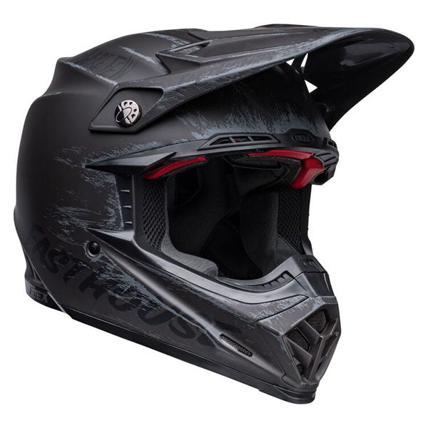 Bell Helmets Bell - Moto-9S Flex Fasthouse Mojave Helmet off-road motocross helmet, showing aerodynamic shell design, ventilation ports, and secure retention system built for rider comfort and protection. SKU 07136102.