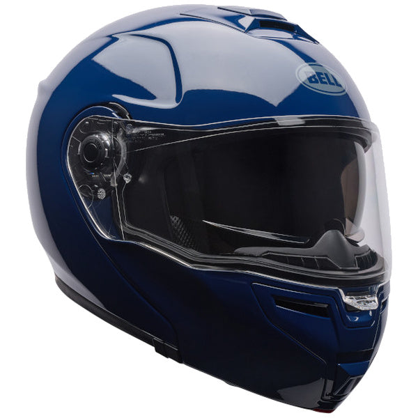 Bell SRT Modular Plus Solid motorcycle helmet in Navy, view 2, SKU 7207076