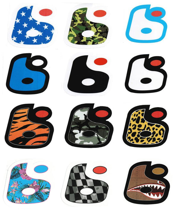 BTO Sports - Helmet Stickers ( Large ) (2 Per Order )