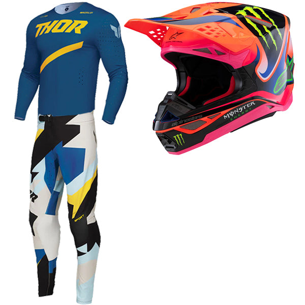 BTO Sports - SM Deegan V Bundle (Jersey, Pant & Helmet Combo)