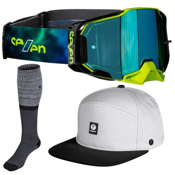 BTO Sports - Haze Bundle (MX Sock, Hat, Goggle Combo)