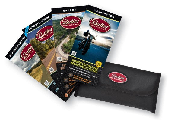 Butler Maps - Motorcycle Maps Pacific Pack