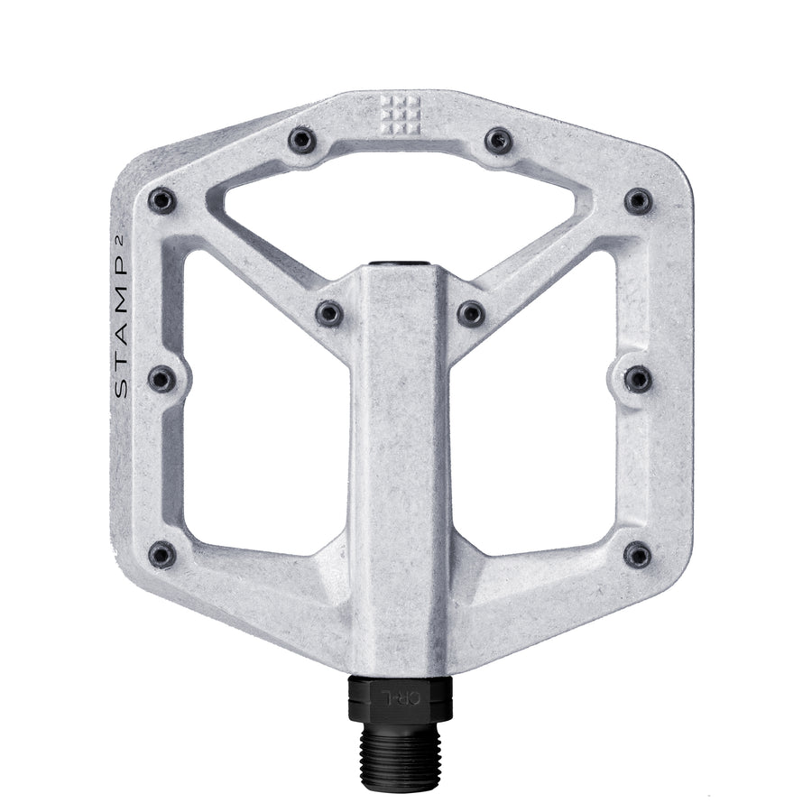 Crankbrothers - Stamp 2 Platform Pedals (MTB) - Raw Silver - 9/16