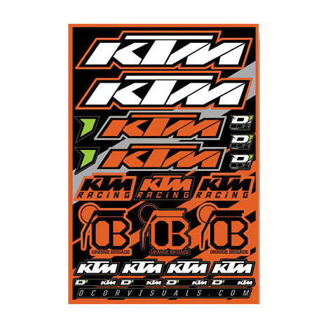 D'Cor Visuals - KTM Sticker Sheet