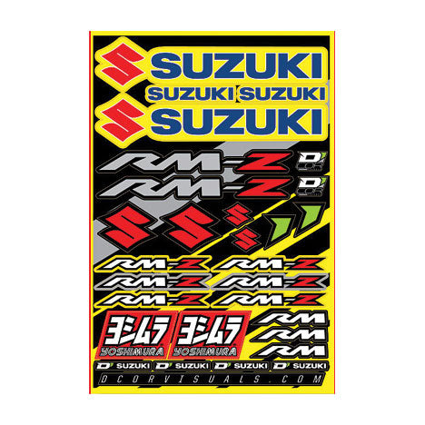 D'Cor Visuals - Suzuki Sticker Sheet