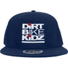 studio product photo of Dirt Bike Kidz dirt bike kidz classic 4fifty hat black in Navy for dirt bike, motocross, off-road. SKU 325-00057