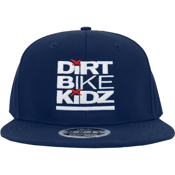 studio product photo of Dirt Bike Kidz dirt bike kidz classic 4fifty hat black in Navy for dirt bike, motocross, off-road. SKU 325-00057