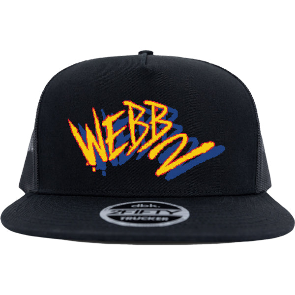 studio product photo of Dirt Bike Kidz dirt bike kidz rad cw2 2fifty hat black in Black for dirt bike, motocross, off-road. SKU 325-00079