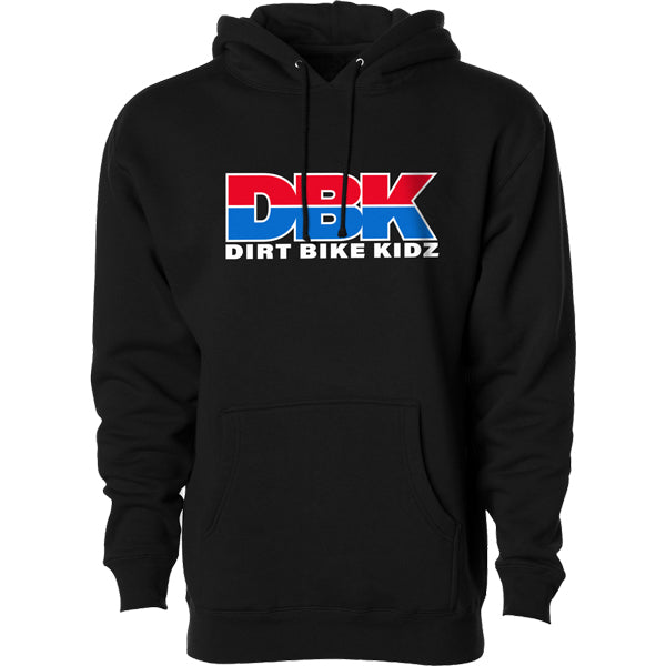 studio product photo of Dirt Bike Kidz dirt bike kidz ride dbk hoodie in Black, size SM for dirt bike, motocross, off-road. SKU 325-00051S
