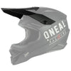 Studio photo showcasing O'Neal, 3 Series Dirt Visor, Helmet Visor, SKU 0627-120, color options Black/Grey