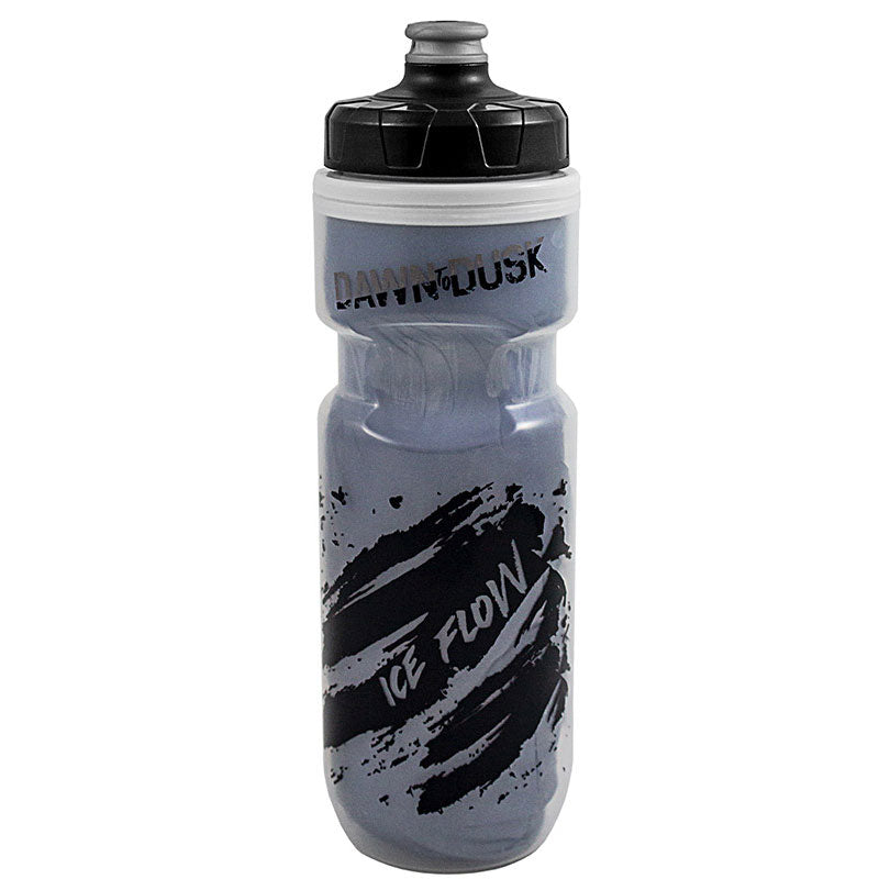Dawn To Dusk - Ice Flow Bottle (MTB) - Ice Flow Bottle, Black/Clear - 21oz - SKU: DQ2006