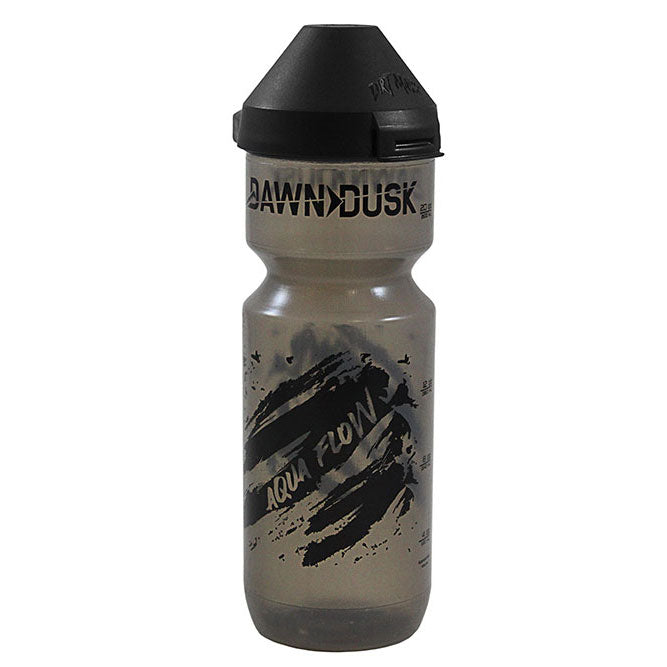 Dawn To Dusk - Aqua Flow Bottle w/ Dirt Mask (MTB) - Aqua Flow Bottle With Dirt Mask, Black/Clear - 25oz - SKU: DQ2042