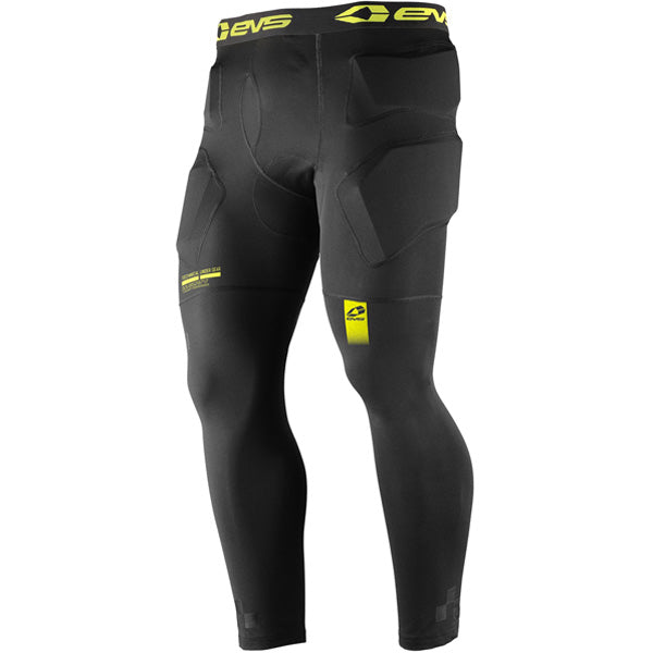 EVS TUG Impact 3/4 Pant product image in Blk sizes S, M, L, XL, 2X SKU 663-4258S. Base Layer Pants | Available at BTO Sports