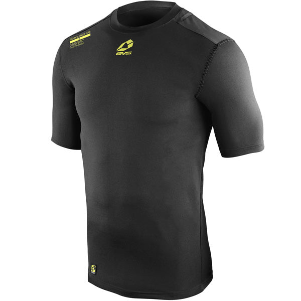 EVS TUG Short Sleeve Shirt product image in S sizes Black SKU 663-4235S. Base Layer Shirt | Available at BTO Sports