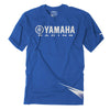 Studio photo on a white background of Factory Effex Yamaha Strobe Tee (Youth); showing tee fit, printed graphics, and crew neckline; SKU 21-832