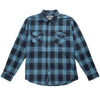 Clean studio shot of Fasthouse Saturday Night Special Flannel; showing flannel shirt fit, button front, and plaid pattern; SKU 3297920304; Sizes: S-3XL