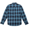 Professional studio photo of Fasthouse Saturday Night Special Flannel; showing flannel shirt fit, button front, and plaid pattern; SKU 3297920304