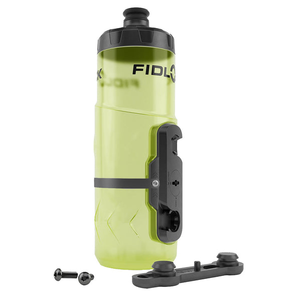Fidlock - Bottle Overmold Twist Water Bottle Kit (MTB) - Yellow - 20oz (592ml) - SKU: 09615-P01032