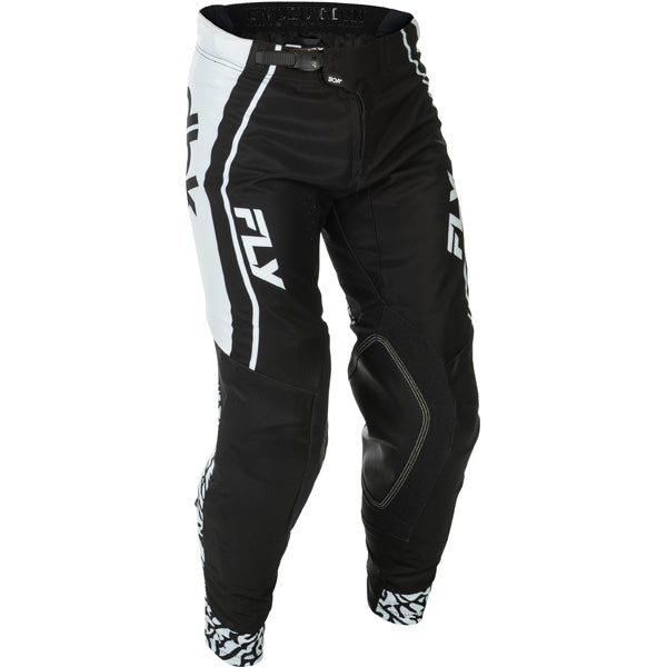 Fly Racing Evolution DST DBK Pants front angle view Colors: Black/Wht/Red SKU:379-133 | Available at BTO Sports.