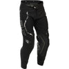 Fly Racing Evolution DST SE Spark Pants front angle view Colors: Black/Silver SKU:379-134 | Available at BTO Sports.