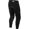 Fly Racing Evolution DST SE Spark Pants front angle view Colors: Black/Silver SKU:379-134 | Available at BTO Sports.