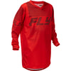 Studio view of fly-racing-2026-f-16-jersey-youth, in Black and Red and Purple, on a white studio background, (SKU 379-221YS) | SKU: 379-221YS | Available at BTO Sports