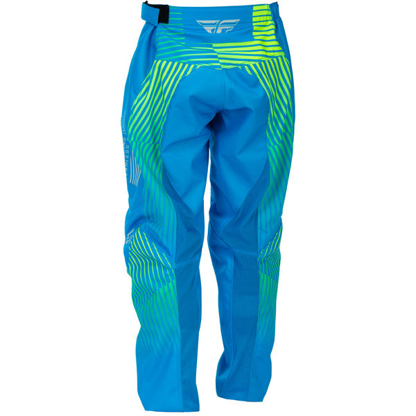 Fly Racing F-16 Pants (Youth) front angle view Colors: Blue/Hi-Vis SKU:379-233 | Available at BTO Sports.
