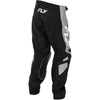 Fly Racing Kinetic Pants (Youth) side view Colors: Black/Grey SKU:379-430 | Available at BTO Sports.