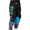 Fly Racing Kinetic Mutant Pants (Youth) rear view Colors: Black/Multi SKU:379-535 | Available at BTO Sports.