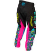 Fly Racing Kinetic Mutant Pants (Youth) side view Colors: Black/Multi SKU:379-535 | Available at BTO Sports.