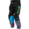 Fly Racing Kinetic Mutant Pants (Youth) rear view Colors: Black/Multi SKU:379-535 | Available at BTO Sports.