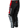 Fly Racing Kinetic Mutant Pants (Youth) front angle view Colors: Red/Wht/Black SKU:379-536 | Available at BTO Sports.