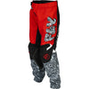 Fly Racing Kinetic Mutant Pants (Youth) rear view Colors: Red/Wht/Black SKU:379-536 | Available at BTO Sports.