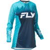 Studio view of fly-racing-2026-lite-jersey-womens, in Black and Grey and White, on a white studio background, (SKU 379-620L) | SKU: 379-620L | Available at BTO Sports