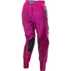 Fly Racing Lite Pants (Womens) side view Colors: Aqua/Nvy Blue/Wht SKU:379-631 | Available at BTO Sports.