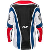 Studio view of fly-racing-lite-se-glory-jersey, in Red and White and Blue, on a white studio background, (SKU 379-724M) | SKU: 379-724M | Available at BTO Sports