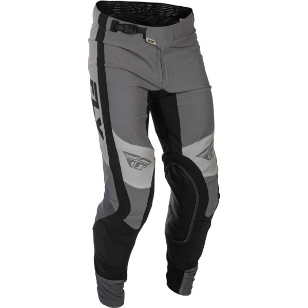 Fly Racing Lite Pants side view Colors: Black/Grey SKU:379-730 | Available at BTO Sports.