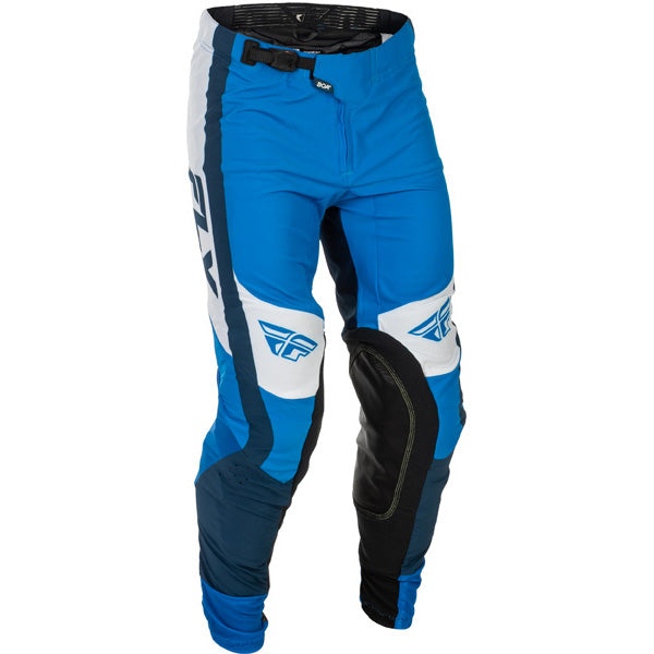 Fly Racing Lite Pants (Youth) side view Colors: Blue/Wht SKU:379-732 | Available at BTO Sports.