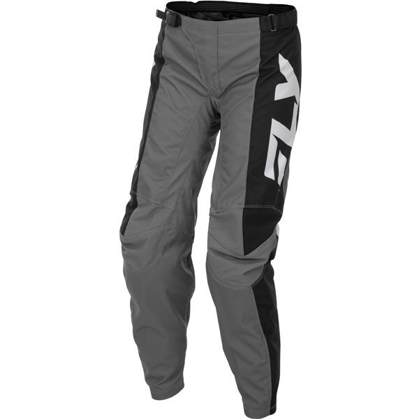 Fly Racing F-16 Pants (Womens) front angle view Colors: Grey/Black/Wht SKU:379-830 | Available at BTO Sports.