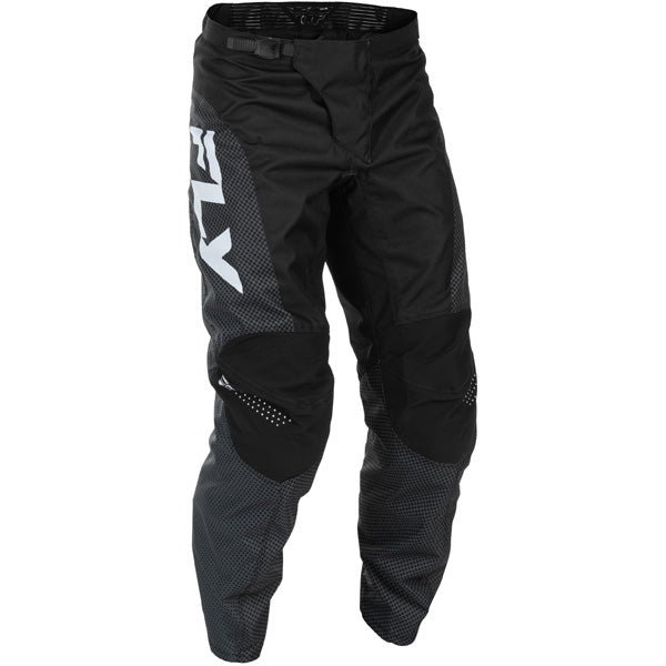 Fly Racing F-16 Pants front angle view Colors: Black/Wht SKU:379-930 | Available at BTO Sports.