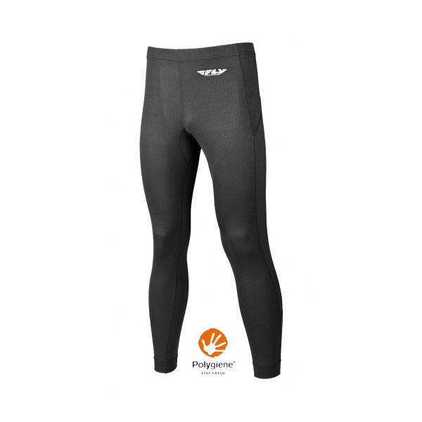 Fly Racing Lite Pant Base Layer product image in L sizes Black SKU 354-6311L. Base Layer Pants | Available at BTO Sports
