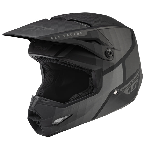 studio product photo of Fly Racing in Matte Black for motocross helmet, dirt bike, motocross, off road. SKU 73-864XS.