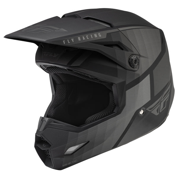 studio product photo of Fly Racing in Matte Black for motocross helmet, dirt bike, motocross, off road. SKU 73-864YS.
