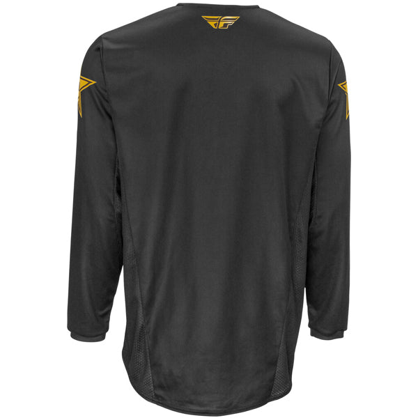 375-023 - Fly Racing - Kinetic Rockstar Jersey - Black Gold - Back product view