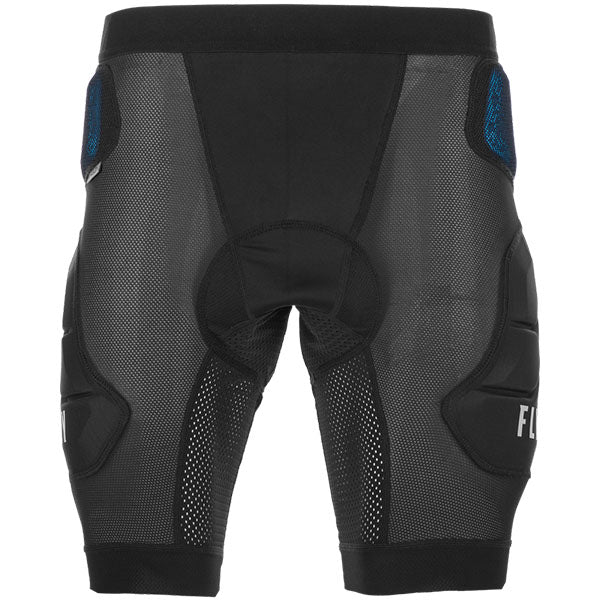 Fly Racing CE Revel Impact Shorts product image in SM sizes Black SKU 360-9756S. Base Layer Shorts | Available at BTO Sports