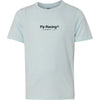 Crisp studio image on a white background of Fly Racing Fly Lost Tee (Youth); showing tee fit, printed graphics, and crew neckline; SKU 354-0322YS